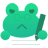 蛙蛙写作 logo